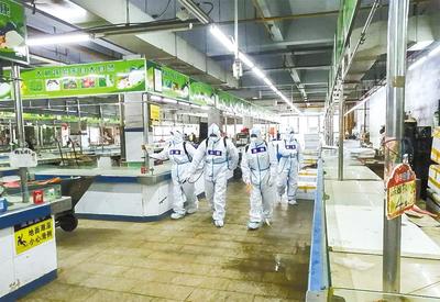 武漢農貿市場升級進行時 早晚徹底消殺，硬件改造達標方準營業(yè)